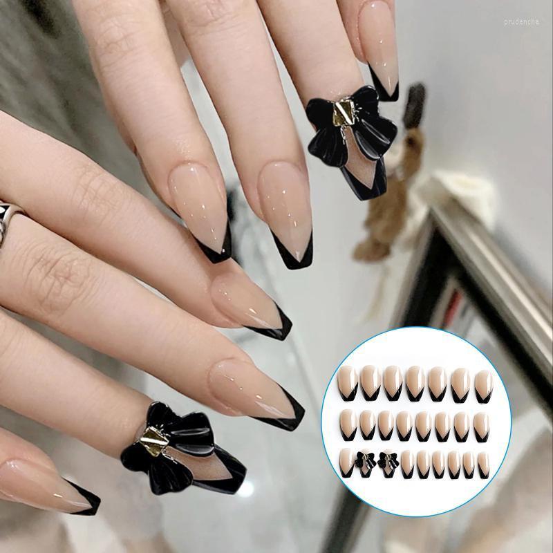 False Nails 2022 24pcs Jelly Long Nail Piece With Bow Decor Adhesive Manicure Patch Save Time Prud22, As
False Nails 2022 24pcs Jelly Long Nail Piece With Bow Decor Adhesive Manicure Patch Save Time Prud22, As