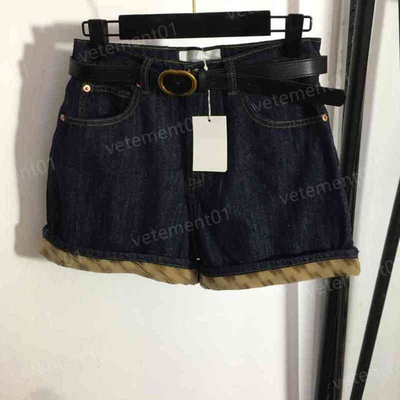 Womens Designer Shorts Belt Waist Fashion G Letter Roll Hem Dark Blue Denim Short Pants High Quality Stretch Luxury Hotty Hot Shorts 0912
Womens Designer Shorts Belt Waist Fashion G Letter Roll Hem Dark Blue Denim Short Pants High Quality Stretch Luxury Hotty Hot Shorts 0912