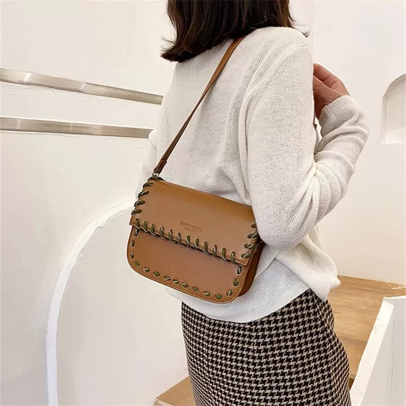 Small PU Leather Crossbody Bags for Women 2021 Summer Solid Messenger Bag Sac A Main Women Leather Shoulder Bags Bolsa Feminina