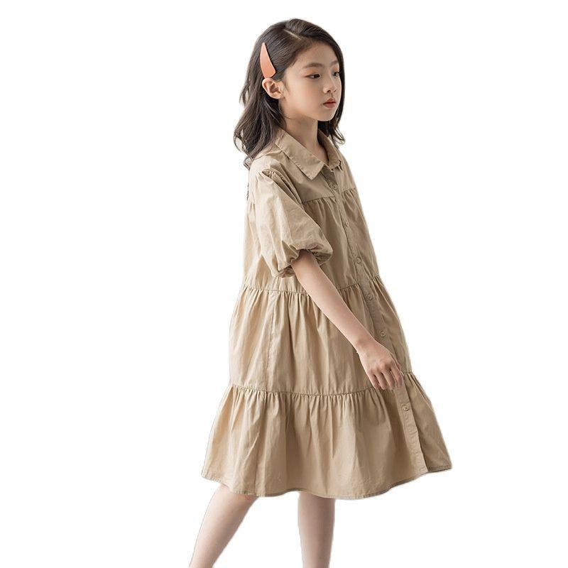 Girl's Dresses Korean Fashion Summer Solid Dress Teenage Girls Short Puff Sleeve Cotton Loose Kids Boho Casual Beach Teen Clothes 13 14Girl', Apricot
Girl's Dresses Korean Fashion Summer Solid Dress Teenage Girls Short Puff Sleeve Cotton Loose Kids Boho Casual Beach Teen Clothes 13 14Girl', Apricot