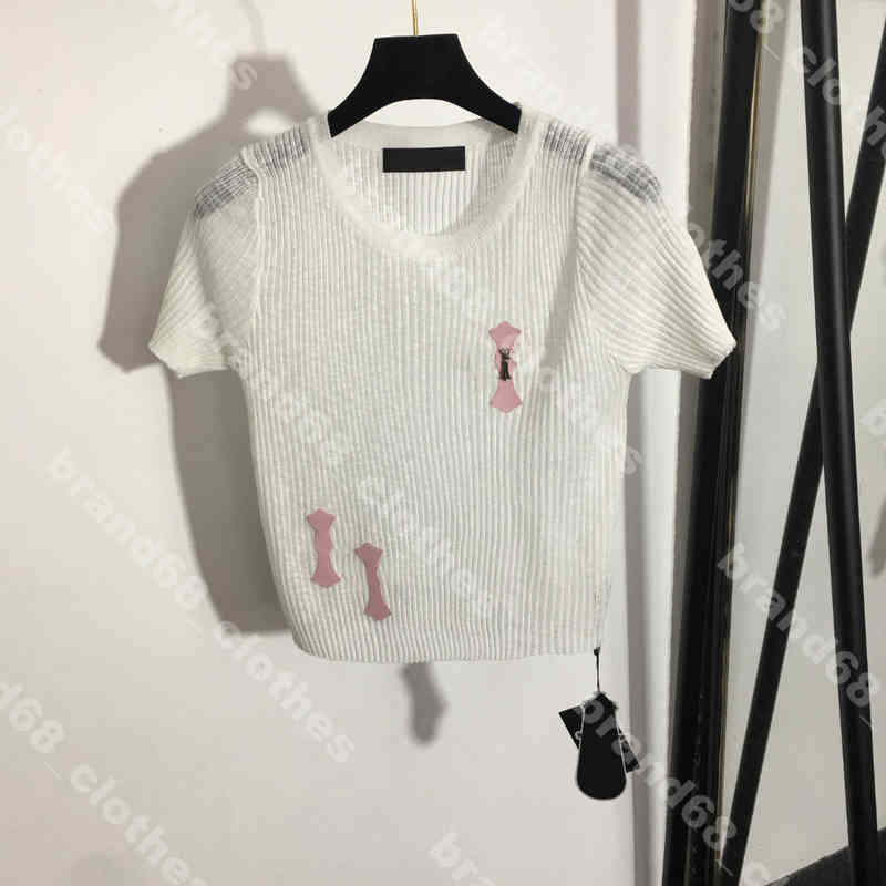 Luxury women thin knit sweaters tees summer short sleeve t shirts crop knit shirts heart cross logo brands high end versatile tops fashion female Apparel
Luxury women thin knit sweaters tees summer short sleeve t shirts crop knit shirts heart cross logo brands high end versatile tops fashion female Apparel