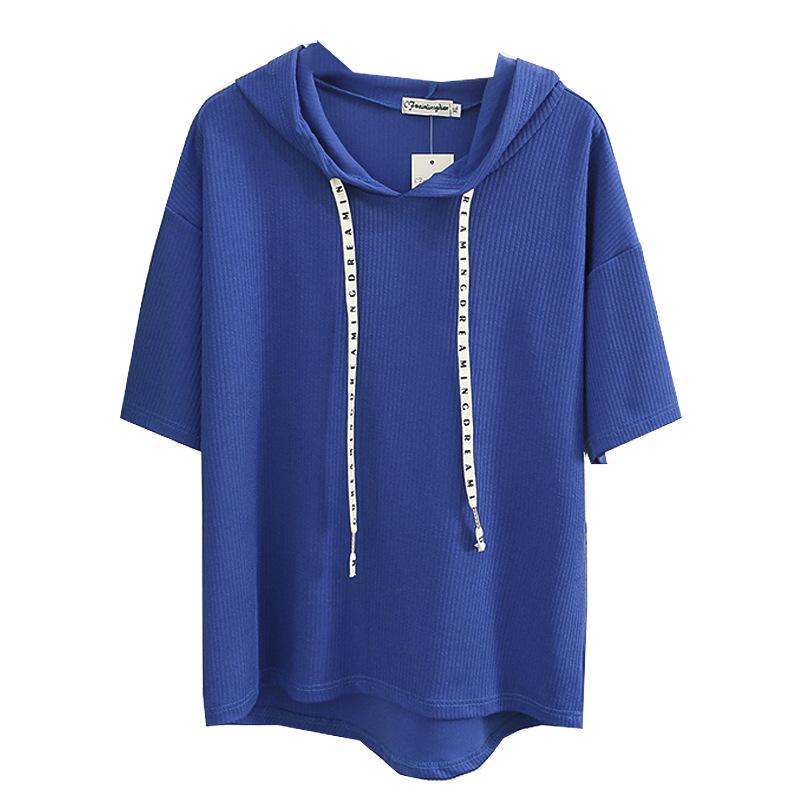 Women's Plus Size T-Shirt Women Polyester Summer 2022 Hooded Letter Drawstring Tops Asymmetrical Length Short Sleeve TeesWomen's, Blue
Women's Plus Size T-Shirt Women Polyester Summer 2022 Hooded Letter Drawstring Tops Asymmetrical Length Short Sleeve TeesWomen's, Blue