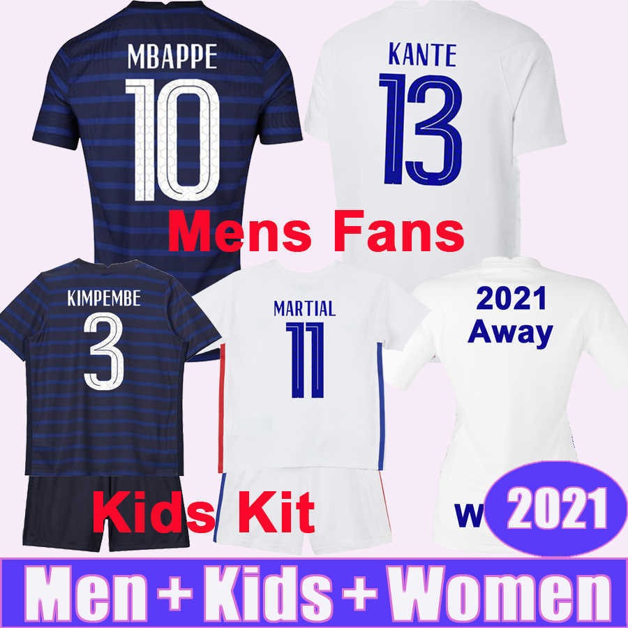 2021 MBAPPE GRIEZMANN BENZEMA Mens Soccer Jerseys POGBA GIROUD KANTE Kids Kit Home Away Football Shirt Player Version PAVARD DEMBELE TOLISSO, Qm966 2021 home europe.. patch
2021 MBAPPE GRIEZMANN BENZEMA Mens Soccer Jerseys POGBA GIROUD KANTE Kids Kit Home Away Football Shirt Player Version PAVARD DEMBELE TOLISSO, Qm966 2021 home europe.. patch