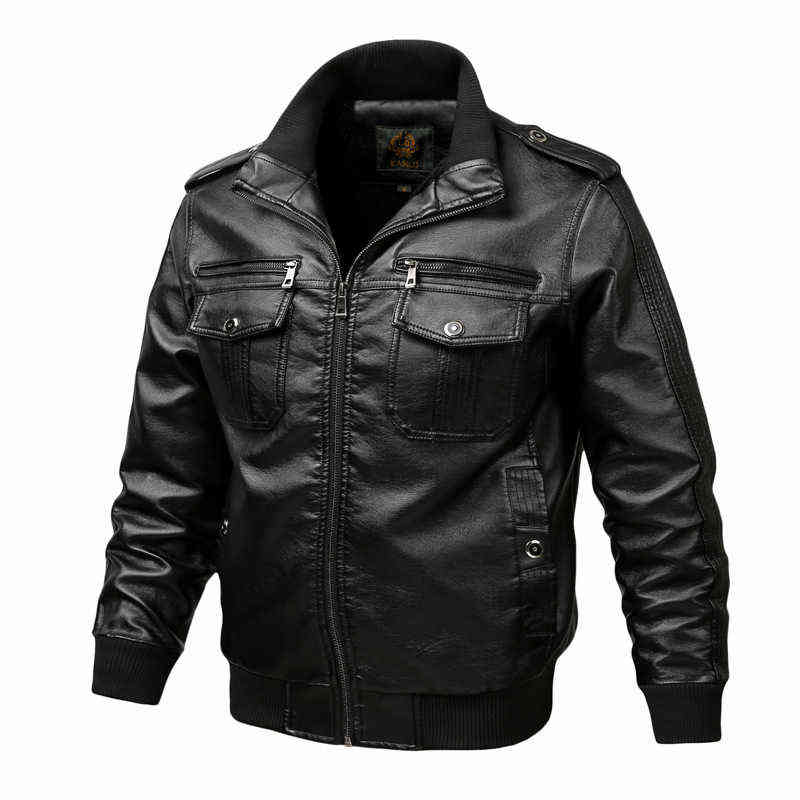 Mens Fashion Leather Jacket Autumn Stand Collar PU Jacket Male Anti-wind Motorcycle Lapel Zipper Jackets Spring Men Coat 6XL T220728, Dark brown
Mens Fashion Leather Jacket Autumn Stand Collar PU Jacket Male Anti-wind Motorcycle Lapel Zipper Jackets Spring Men Coat 6XL T220728, Dark brown