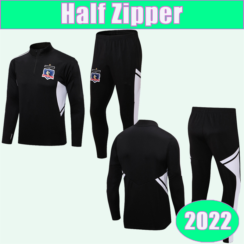 2022 Colo Colo SANTOS BOLADOS Training Wear Kit Suit Soccer Jerseys ARRIAGADA ZALDIVIA GIL FUENTES COSTA LUCERO Adult Half Zip Tracksuit Football Shirts, Wyg4013 2022 half zipper black 
2022 Colo Colo SANTOS BOLADOS Training Wear Kit Suit Soccer Jerseys ARRIAGADA ZALDIVIA GIL FUENTES COSTA LUCERO Adult Half Zip Tracksuit Football Shirts, Wyg4013 2022 half zipper black