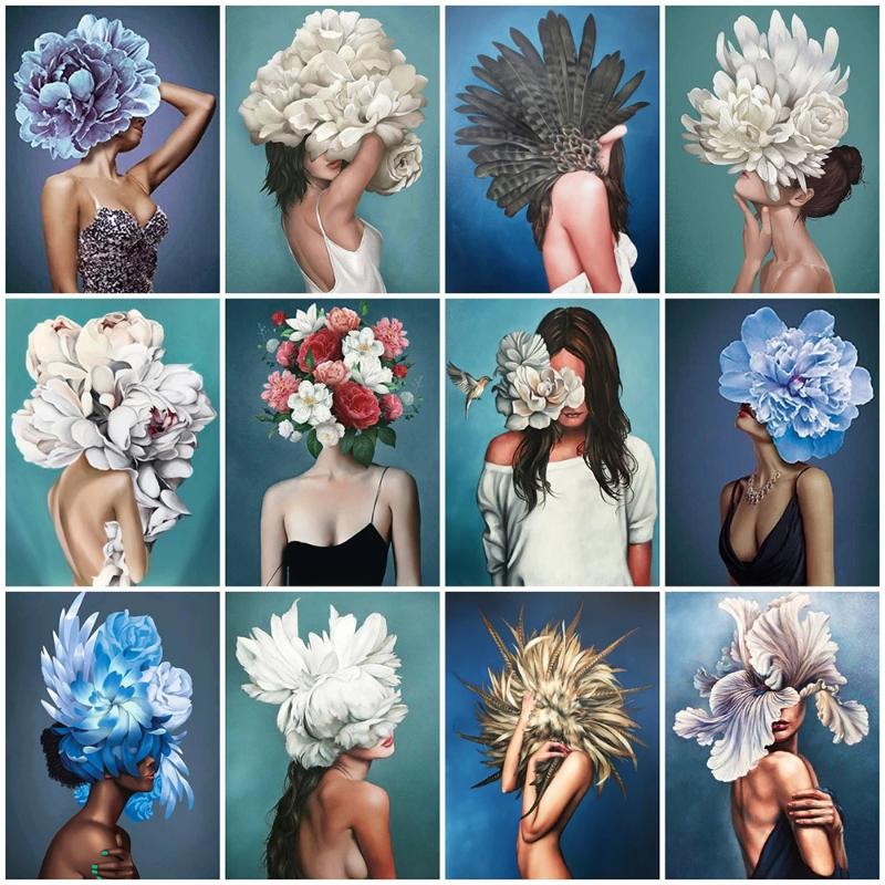 Paintings Painting By Numbers Woman Flowers Oil For Adults DIY Kit Canvas Frame Picture Drawing Coloring Decor
Paintings Painting By Numbers Woman Flowers Oil For Adults DIY Kit Canvas Frame Picture Drawing Coloring Decor