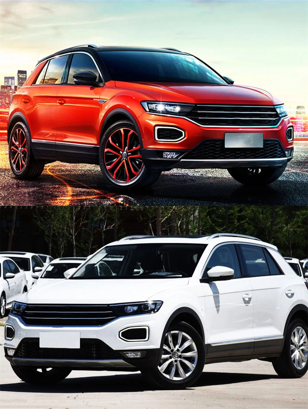 Full LED Lights For VW T-ROC Car Headlight Assembly 20 18-2021 Headlights TROC LED Stream Turn Signal Daily Light
