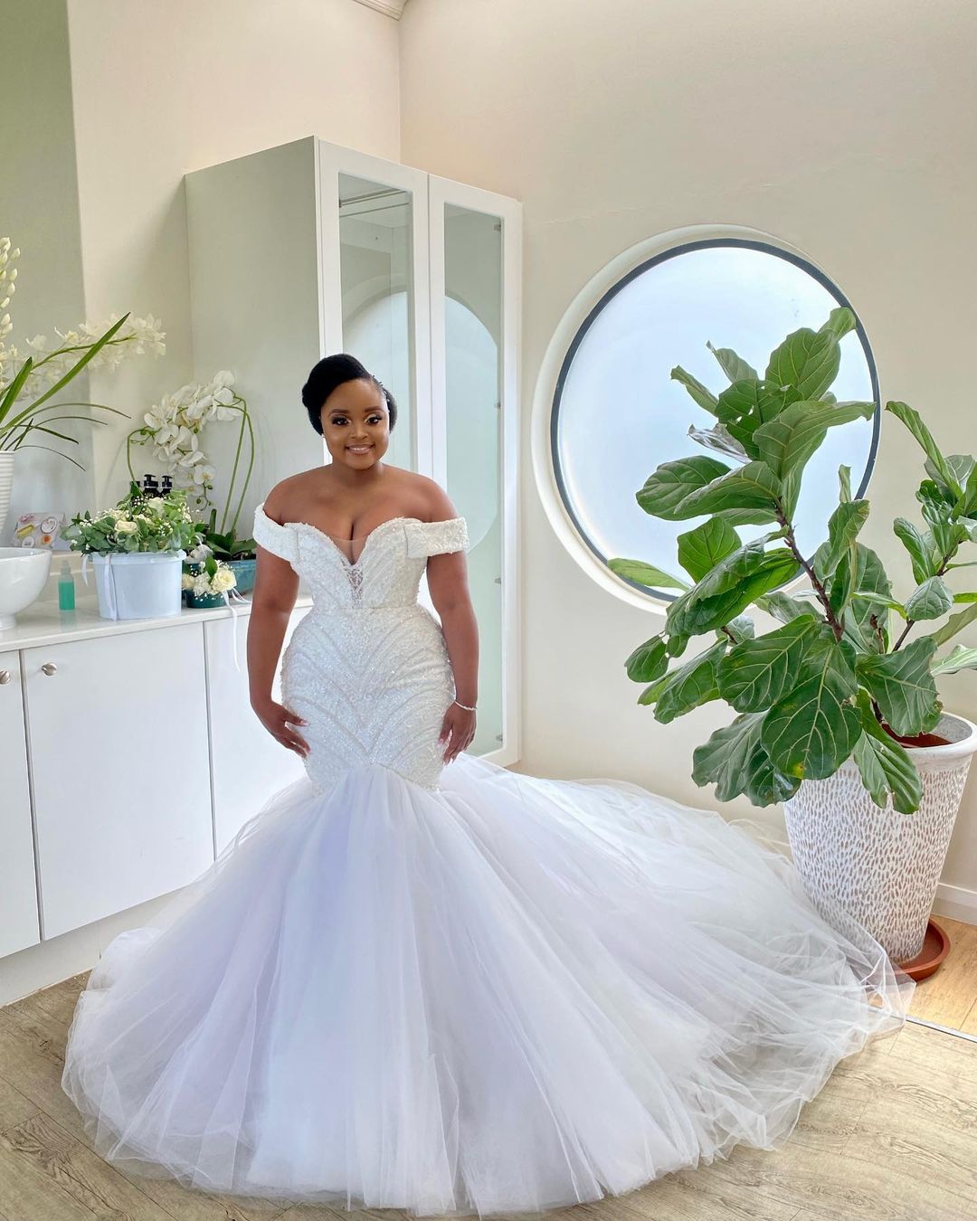 2022 Plus Size Arabic Aso Ebi Lace Beaded Luxurious Wedding Dress Sweetheart Tulle Vintage Bridal Gowns Dresses ZJ302