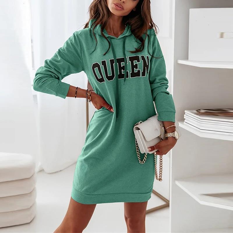 Fashion Letter Print Sweatshirt Hooded Dress Elegant O-neck Drawstring Casual Sports Autumn Winter Long Sleeve Loose, Blue
Fashion Letter Print Sweatshirt Hooded Dress Elegant O-neck Drawstring Casual Sports Autumn Winter Long Sleeve Loose, Blue