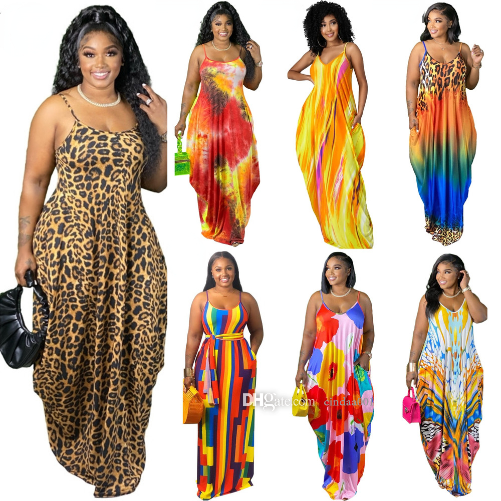 Summer 5XL Maxi Dresses Women Tie Dyed Colorful Printed Suspender Loose Dress Plus Size Women Clothes, Navy blue
Summer 5XL Maxi Dresses Women Tie Dyed Colorful Printed Suspender Loose Dress Plus Size Women Clothes, Navy blue