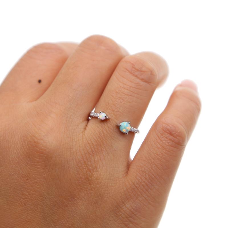 Cluster Rings Direct Selling Special Offer Party Star Anillo 100% 925 Silver Cz Fire Opal Open Adjust Fashion Women Girl Dainty RingCluster
Cluster Rings Direct Selling Special Offer Party Star Anillo 100% 925 Silver Cz Fire Opal Open Adjust Fashion Women Girl Dainty RingCluster