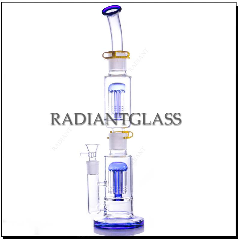 Hookahs 17.8 Inches Glass Bong Removable Double 8- Arm Tree Filter Glass Water Pipes Bong
Hookahs 17.8 Inches Glass Bong Removable Double 8- Arm Tree Filter Glass Water Pipes Bong