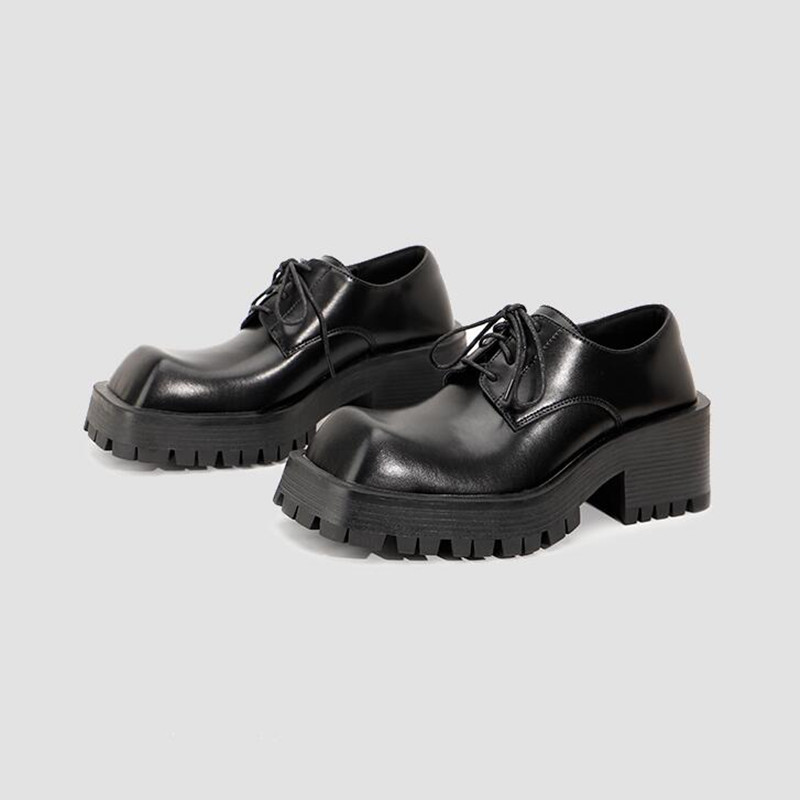 Fashion Square Toe Men Chunky Shoes Genuine Leather Mens Oxford Shoe Man Designer Shoe, Black
Fashion Square Toe Men Chunky Shoes Genuine Leather Mens Oxford Shoe Man Designer Shoe, Black