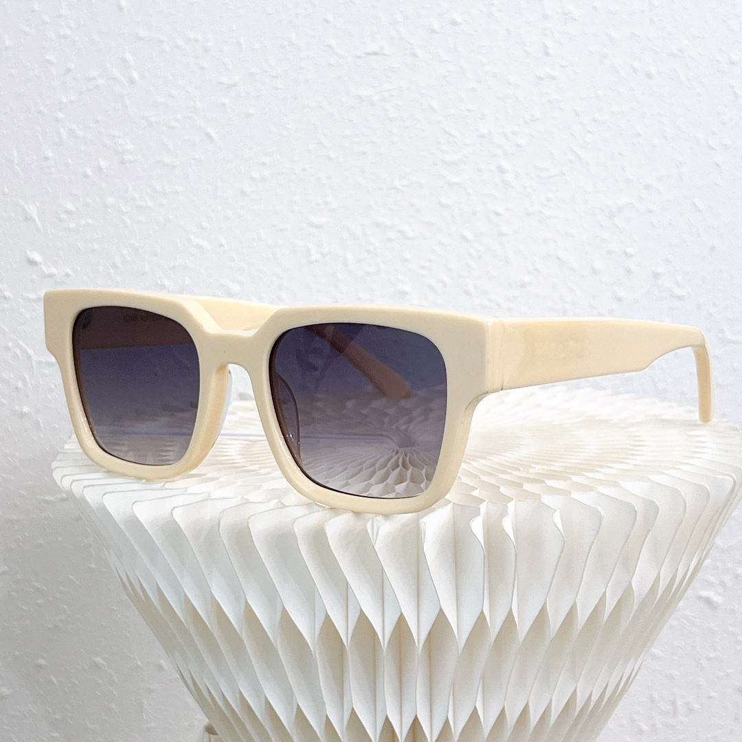 White frame blue lens sunglasses men's trendy ins UV protection glasses net red driving big face polarized 2022 new