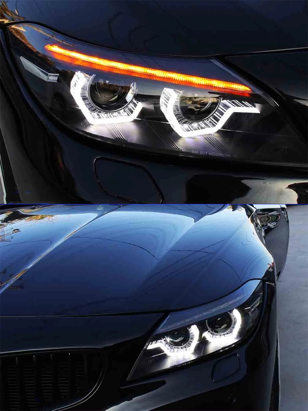 Auto Head Light For Z4 E89 LED Headlight 2009-16 DRL Turn Signal High Beam Angel Eye Front Lights Car Styling