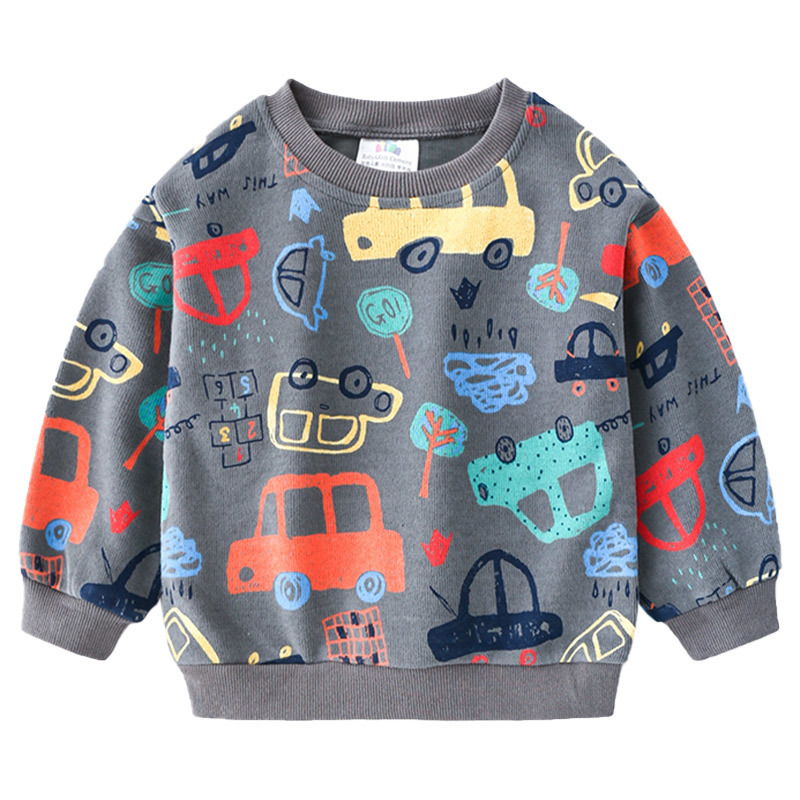 Hoodies & Sweatshirts Baby Car Sweatershirt Spring Kid's Clothes Toddler Fa 220823