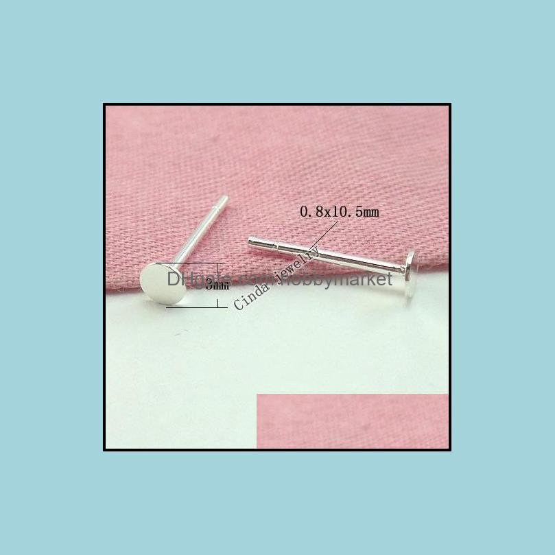 925 Sterling Sier Earring Nail Findings Components Connectors For Diy Craft Jewelry Gift M W295 20Pcs/Lot Drop Delivery 2021 Ejvgu
925 Sterling Sier Earring Nail Findings Components Connectors For Diy Craft Jewelry Gift M W295 20Pcs/Lot Drop Delivery 2021 Ejvgu