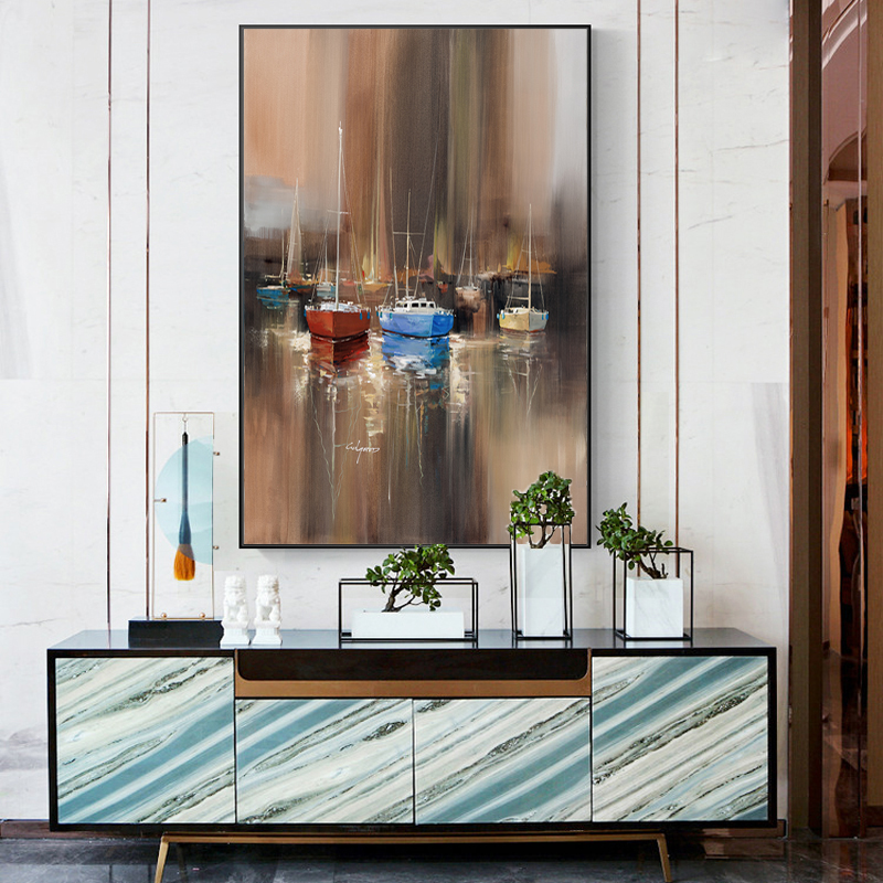 Abstract Zeegezicht Olieverf Posters en Prints Muur Art Canvas Schilderij Vissersboten Foto voor Woonkamer Decor No Frame
Abstract Zeegezicht Olieverf Posters en Prints Muur Art Canvas Schilderij Vissersboten Foto voor Woonkamer Decor No Frame