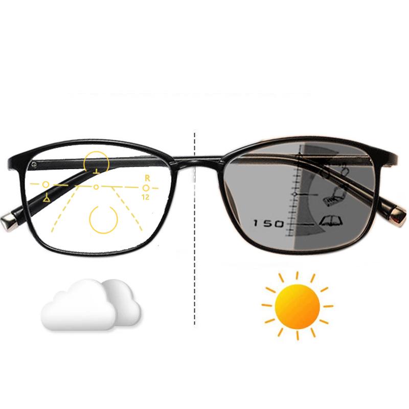 Sunglasses Progressive Multifocal Reading Glasses Pochromic Men Women Anti Blue Light Presbyopic Flexible Tr90 Full Frame 1.5Sunglasses
Sunglasses Progressive Multifocal Reading Glasses Pochromic Men Women Anti Blue Light Presbyopic Flexible Tr90 Full Frame 1.5Sunglasses