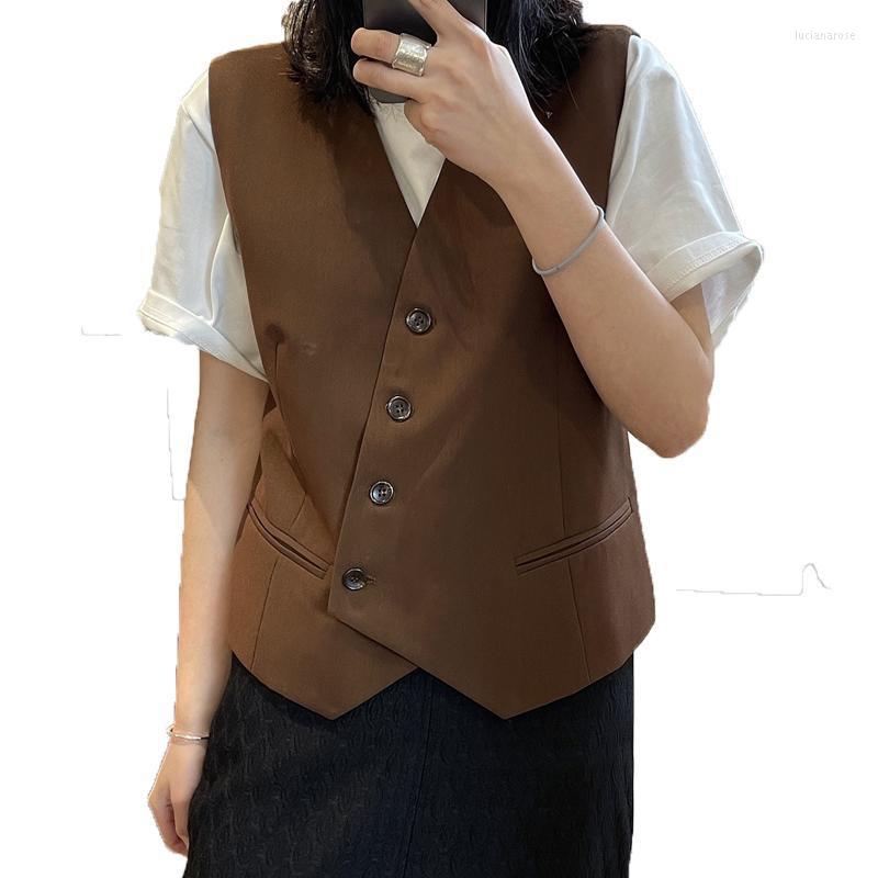 Women' Vests Spring Coat 2022 Clothes Casual Sleeveless Jacket Women Vest Blazers Suit Female Luci22, Black
Women' Vests Spring Coat 2022 Clothes Casual Sleeveless Jacket Women Vest Blazers Suit Female Luci22, Black