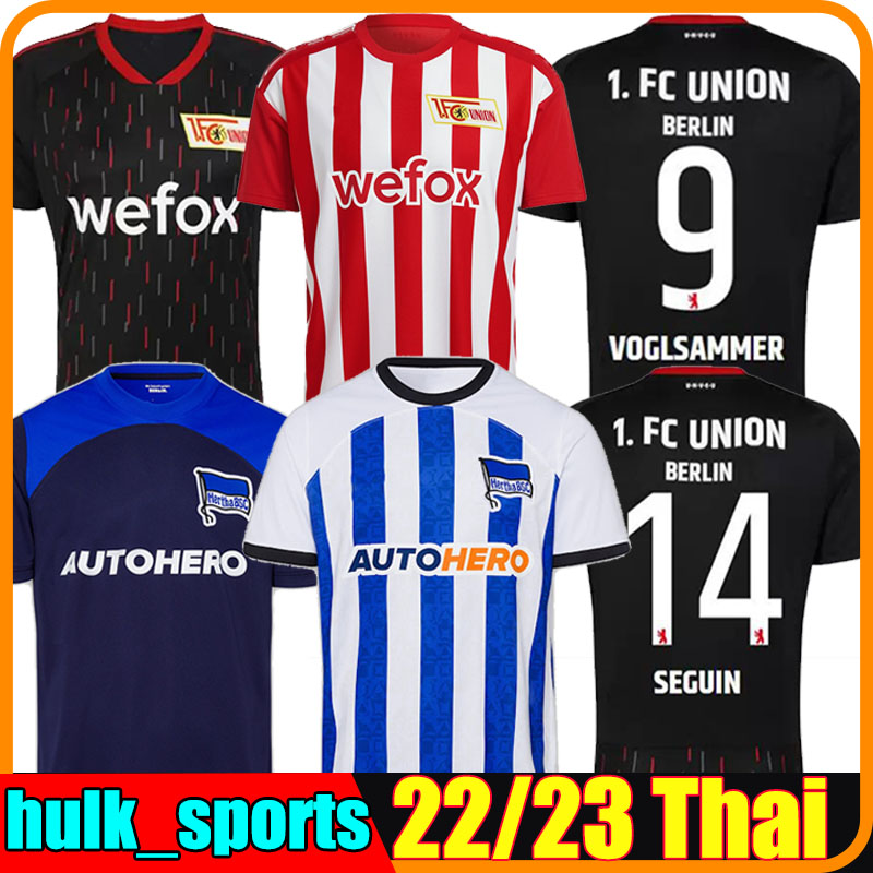 22/23 Hertha BSC Soccer Jerseys PIATEK 2022 2023 DARIDA CUNHA DILROSUN LUKEBAKIO DUDA Football Shirt Union Berlin FRIEDRICH KRUSE UJAH MEN KIDS KIT uniforms, Bolinheta 22-23 home
22/23 Hertha BSC Soccer Jerseys PIATEK 2022 2023 DARIDA CUNHA DILROSUN LUKEBAKIO DUDA Football Shirt Union Berlin FRIEDRICH KRUSE UJAH MEN KIDS KIT uniforms, Bolinheta 22-23 home