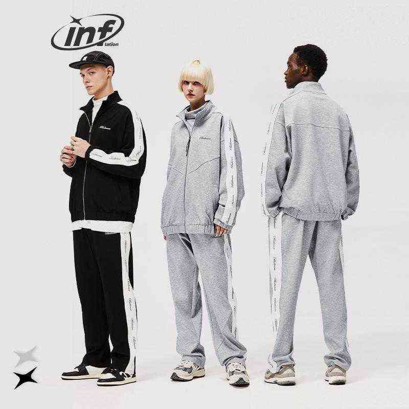 Trendy Men' Tracksuits Zip Up Track Jacket And Sweatpants Set Mens Grey Tracksuit Unisex Two Pieces SetMen' T220809, (pants) grey
Trendy Men' Tracksuits Zip Up Track Jacket And Sweatpants Set Mens Grey Tracksuit Unisex Two Pieces SetMen' T220809, (pants) grey