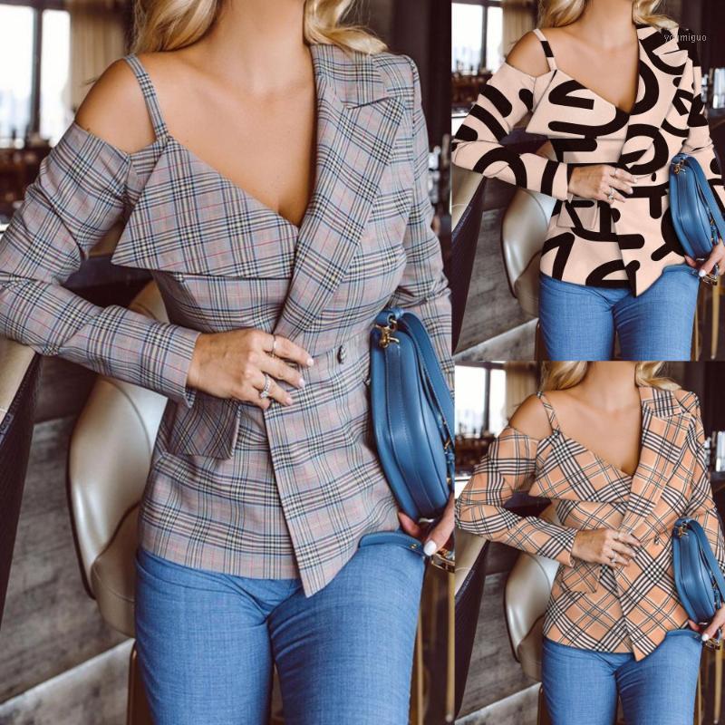 Women' Suits & Blazers 2022 Fashion Long Sleeved Printed Women V Neck Body Suit Professional Business For Young Formal, Gray
Women' Suits & Blazers 2022 Fashion Long Sleeved Printed Women V Neck Body Suit Professional Business For Young Formal, Gray