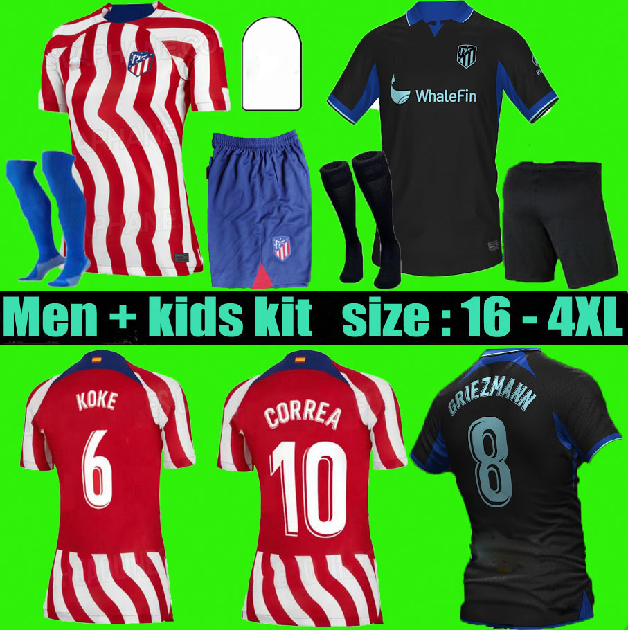 21 JOAO FELIX Soccer Jerseys home SUAREZ GRIEZMANN CUNHA 75th 2022 2023 M. Llorente CORREA KOKE Camiseta CARRASCO men kids kit Football Shirt
21 JOAO FELIX Soccer Jerseys home SUAREZ GRIEZMANN CUNHA 75th 2022 2023 M. Llorente CORREA KOKE Camiseta CARRASCO men kids kit Football Shirt