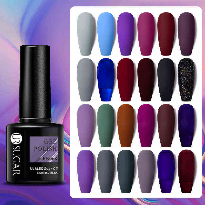 NXY Nail Gel 7 5ml Polish Semi Permanent Varnish Base Matte Top Coat Uv Led Soak Off Art Manicure 0328