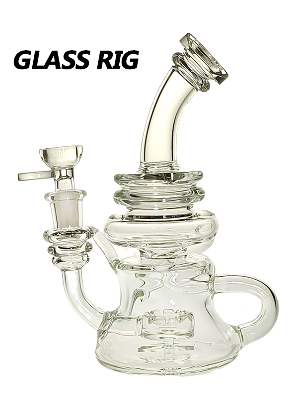 Glass Hookah Bongs Recyle Rig/Bubbler for smoking 7.5inch Height and perc with 14mm Glass bowl 470g weight BU074
Glass Hookah Bongs Recyle Rig/Bubbler for smoking 7.5inch Height and perc with 14mm Glass bowl 470g weight BU074