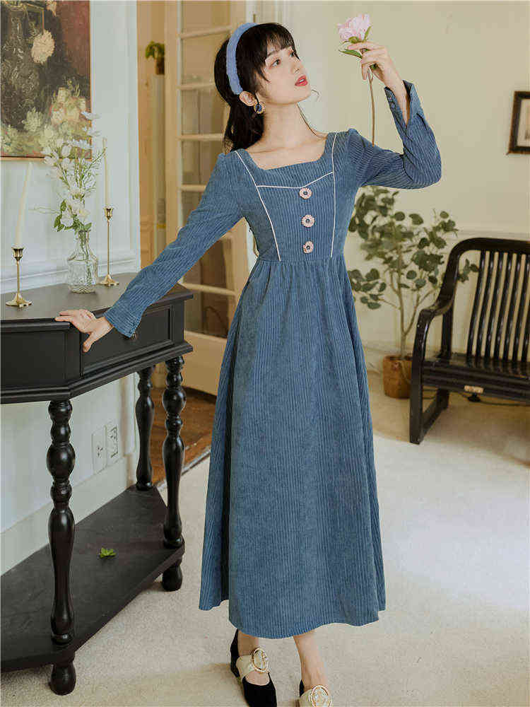Autumn Long Sleeves Maternity Corduroy Breastfeeding Dress Postpartum Woman Zip Breastfeeding Dress Office Lady Clothes Nursing J220628