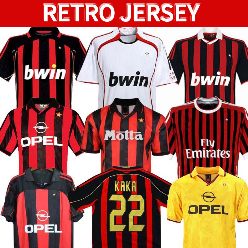 90 91 Retro shirts home 95 96 97 Gullit SOCCER JERSEY 01 02 03 Maldini Van Basten football KAKA Inzaghi 06 07 milan 2009 PIRLO SHEVCHENKO BAGGIO Ac Milans, 93/94 home jersey
90 91 Retro shirts home 95 96 97 Gullit SOCCER JERSEY 01 02 03 Maldini Van Basten football KAKA Inzaghi 06 07 milan 2009 PIRLO SHEVCHENKO BAGGIO Ac Milans, 93/94 home jersey