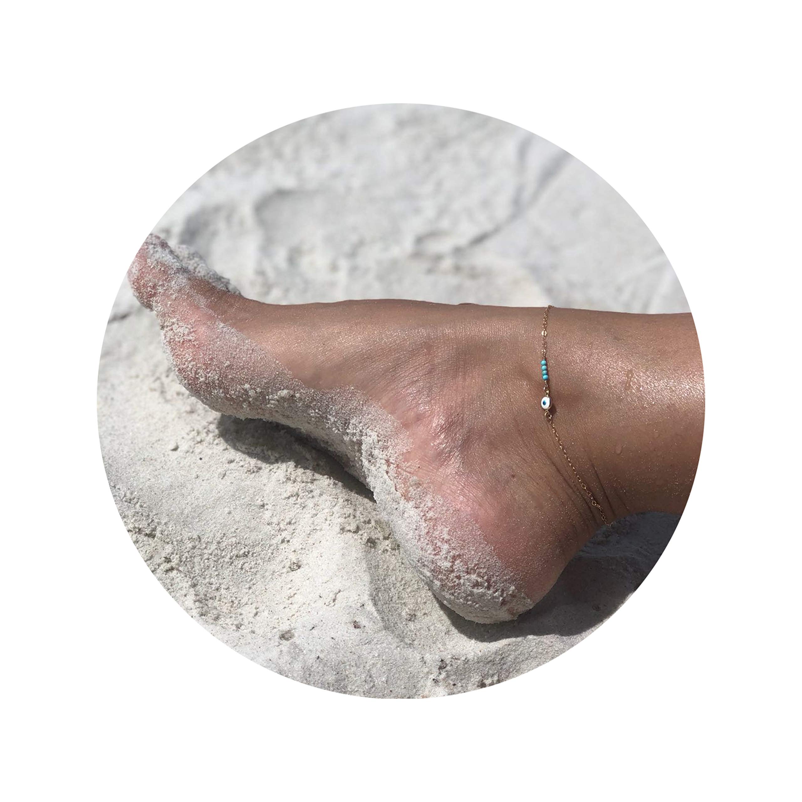 Anklets Gold Evil Eye Charm Anklet 14k Plated Boho Beach Dainty Cute Tiny Lucky Star Foot Chain Ankle Bracelet Sier Beaded For Women amIFz 
Anklets Gold Evil Eye Charm Anklet 14k Plated Boho Beach Dainty Cute Tiny Lucky Star Foot Chain Ankle Bracelet Sier Beaded For Women amIFz