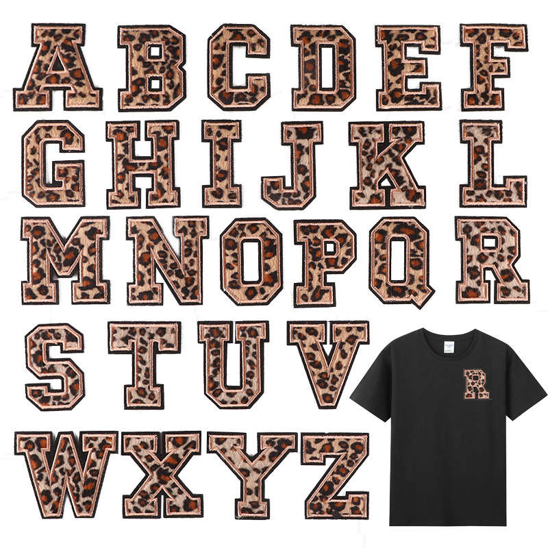 Notions Leopard Print Iron on Letters Patches 6cm A-Z Letter Decorate Repair Appliques Patch DIY Supplies for Clothing
Notions Leopard Print Iron on Letters Patches 6cm A-Z Letter Decorate Repair Appliques Patch DIY Supplies for Clothing