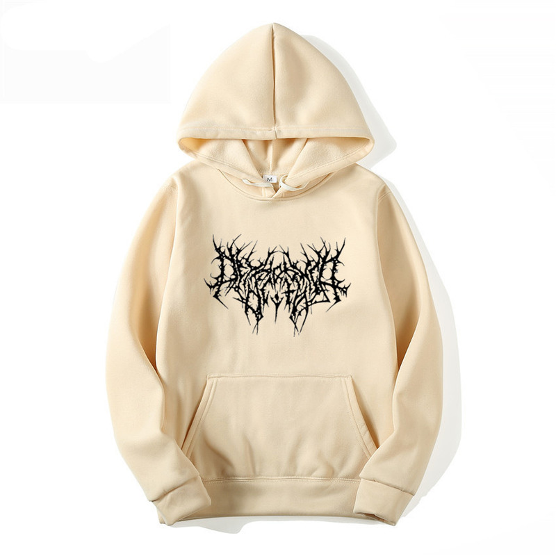 Gothic Oversized Hoodie Long Sleeve Harajuku Sweater Men and Women Aesthetic Hip Hop Retro Friends Winter Men's Sweater 220803