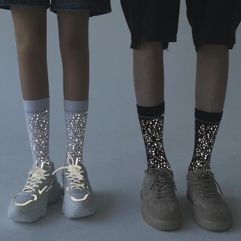 Socks & Hosiery Summer Cool Glitter Reflected Crew Sock Women Men Bright Shining Print Sport Dots Printed Reflective Ankle SocksSocks, White 1 pairs
Socks & Hosiery Summer Cool Glitter Reflected Crew Sock Women Men Bright Shining Print Sport Dots Printed Reflective Ankle SocksSocks, White 1 pairs