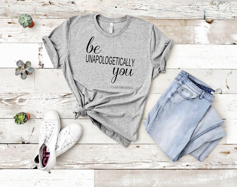 Women' T-Shirt Be Unapologetically You With Sayings Graphic Feminist 100% Cotton Tshirt Crewneck Top Tees For Women Ladies Girl She, Black
Women' T-Shirt Be Unapologetically You With Sayings Graphic Feminist 100% Cotton Tshirt Crewneck Top Tees For Women Ladies Girl She, Black