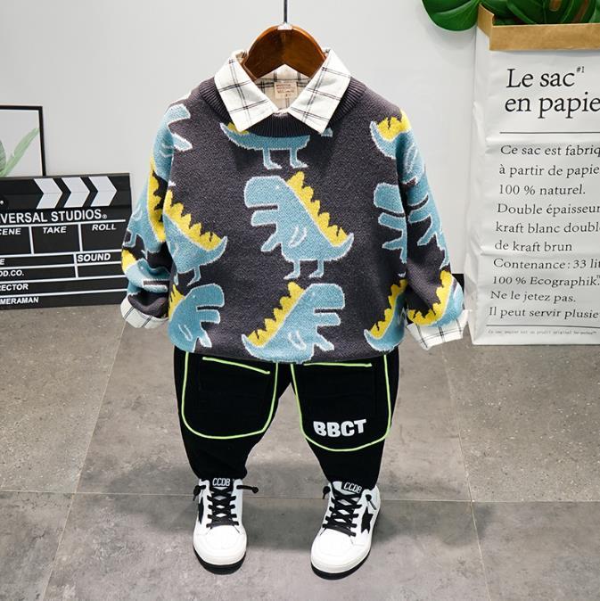 Clothing Sets Toddler Boys Set Spring Autumn Cartoon Knit Sweater+shirts+pants 3pcs Children Kid Clothes Suits 2-7Y, 3pcs sets
Clothing Sets Toddler Boys Set Spring Autumn Cartoon Knit Sweater+shirts+pants 3pcs Children Kid Clothes Suits 2-7Y, 3pcs sets