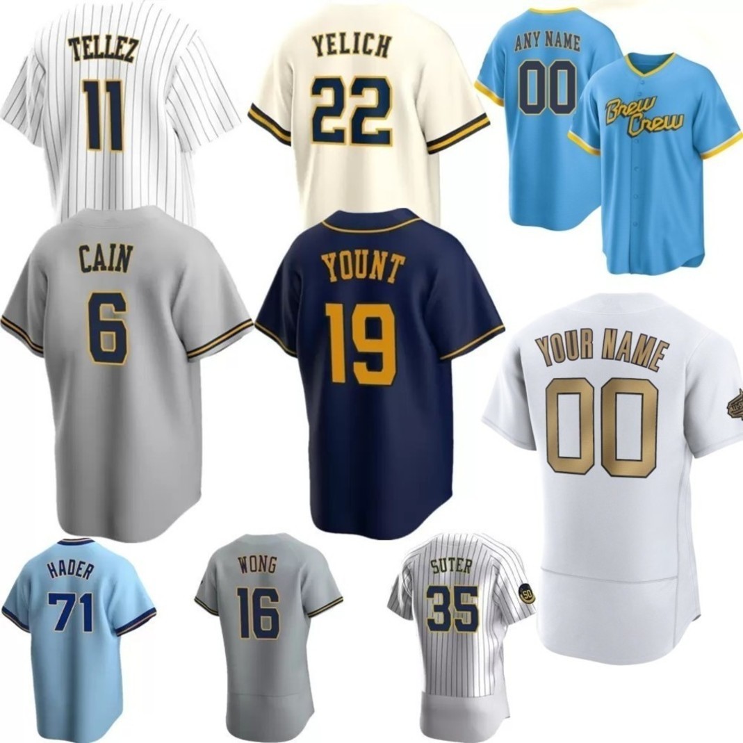 Milwaukee Christian Yelich Baseball All Star Brewers City Connect Corbin Burnes Willy Adames Josh Hader Rowdy Tellez Eduardo Escobar Kolten Wong Lorenzo Cain, Men
Milwaukee Christian Yelich Baseball All Star Brewers City Connect Corbin Burnes Willy Adames Josh Hader Rowdy Tellez Eduardo Escobar Kolten Wong Lorenzo Cain, Men
