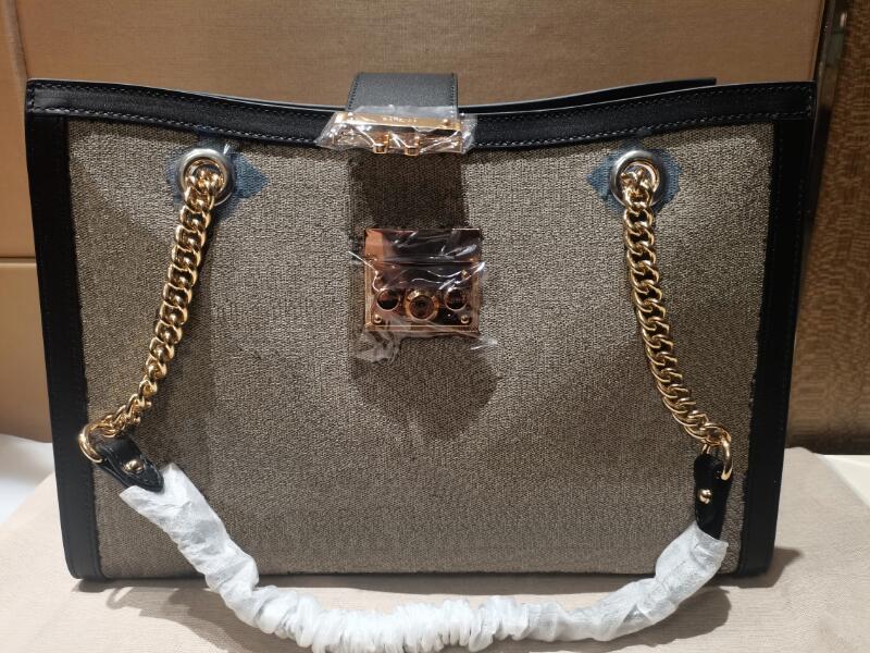 Realfine Bags 5A 479197 35cm Padlock Medium Canvas/Signature Leather Shoulder Handbags For Women with Dust Bag, 498156 26cm 5a_03
Realfine Bags 5A 479197 35cm Padlock Medium Canvas/Signature Leather Shoulder Handbags For Women with Dust Bag, 498156 26cm 5a_03