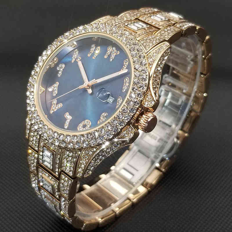 Ice Out Watch For Men Top Daimond Hip Hop Quartz Male Bling Jewelry Rose Relogio Masculino New Rhinestone Watches Luxury Designe, V320 black
Ice Out Watch For Men Top Daimond Hip Hop Quartz Male Bling Jewelry Rose Relogio Masculino New Rhinestone Watches Luxury Designe, V320 black