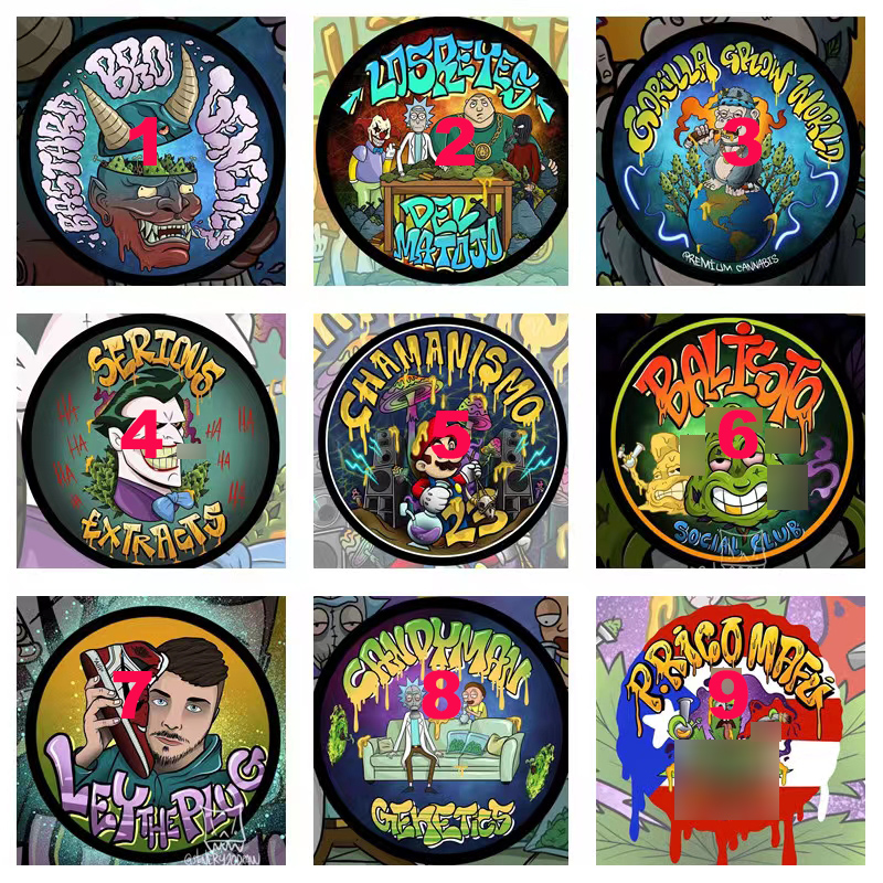 2022 Round shaped bag 3.5g astronaut lato pop bastard bro hash smoke candyman irregular Unique shape flower mylar bags heat seal smell proof zip pouches for dry flowers
2022 Round shaped bag 3.5g astronaut lato pop bastard bro hash smoke candyman irregular Unique shape flower mylar bags heat seal smell proof zip pouches for dry flowers