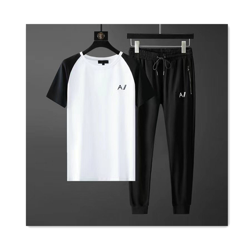 Designer mens t shirt round neck short sleeved trousers suit cotton letter Lapel tshirts men trousers casual sports leggings straight pants versatile tee 2 piece set
Designer mens t shirt round neck short sleeved trousers suit cotton letter Lapel tshirts men trousers casual sports leggings straight pants versatile tee 2 piece set