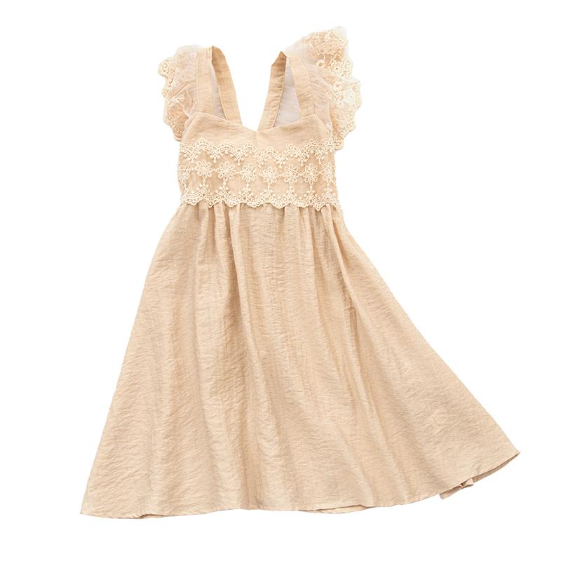 Girl's Dresses Teen Girls Lace Patchwork Princess Dress 2022 Summer Kids Elegant Cute Children Cotton Clothing, #6787, Apricot
Girl's Dresses Teen Girls Lace Patchwork Princess Dress 2022 Summer Kids Elegant Cute Children Cotton Clothing, #6787, Apricot