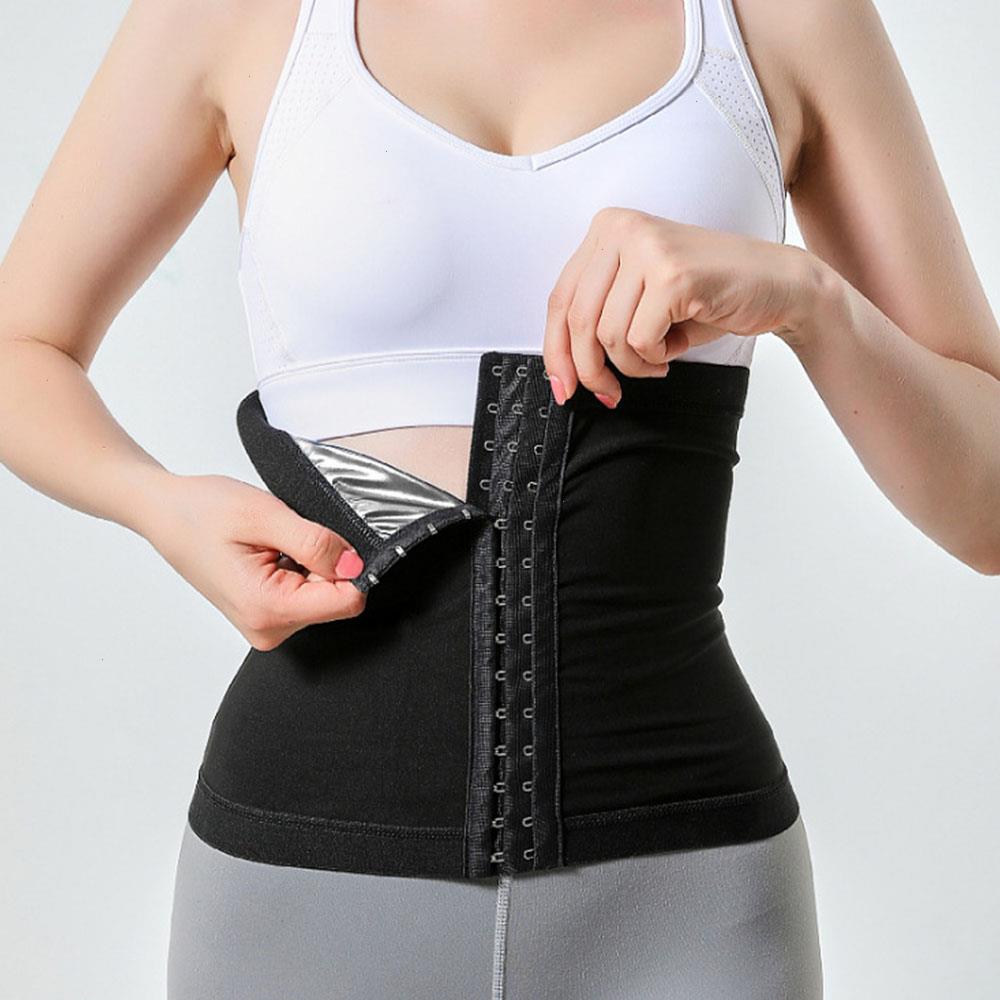 Sauna Slimming Buttoned Shaper Belt For Women Training Belly Sheath Corset Sweat Fat Burning Body Weight Loss, Silver 02
Sauna Slimming Buttoned Shaper Belt For Women Training Belly Sheath Corset Sweat Fat Burning Body Weight Loss, Silver 02