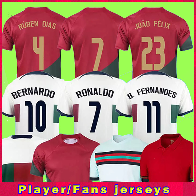 22 23 Portuguesa JOAO FELIX Soccer Jerseys RUBEN NEVES BRUNO FERNANDES Portugieser 2022 Portuguese National Team football shirt Men Kids kit DIOGO J. OTAVIO, Kids away
22 23 Portuguesa JOAO FELIX Soccer Jerseys RUBEN NEVES BRUNO FERNANDES Portugieser 2022 Portuguese National Team football shirt Men Kids kit DIOGO J. OTAVIO, Kids away