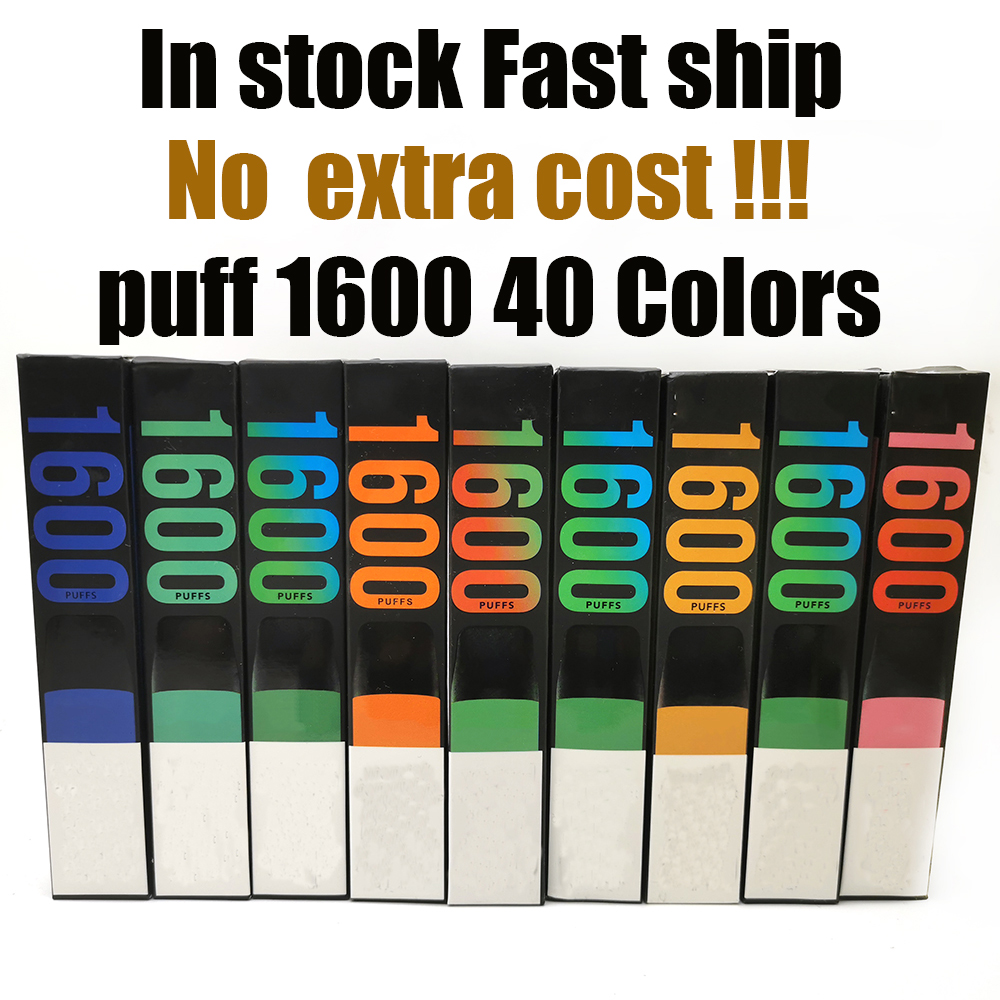 Tariff Free Disposable PUFF 1600 Electronic Cigarette 850mAh 6.5ml Device Extra Power Vape Pen E Cigarettes 40 Colors 2% 5%
Tariff Free Disposable PUFF 1600 Electronic Cigarette 850mAh 6.5ml Device Extra Power Vape Pen E Cigarettes 40 Colors 2% 5%