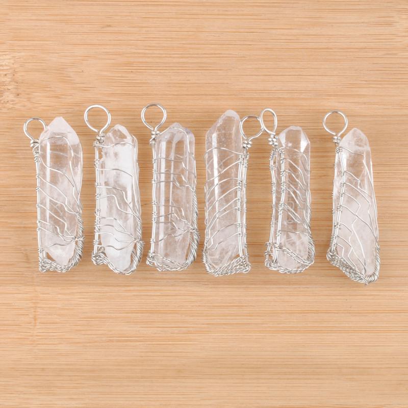 Pendant Necklaces Wholesale 6Pcs Crystal Natural Stone Quartz Silver Wire Wrapped Tree Of Life Necklace Reiki Healing Jewelry TN4520Pendant
Pendant Necklaces Wholesale 6Pcs Crystal Natural Stone Quartz Silver Wire Wrapped Tree Of Life Necklace Reiki Healing Jewelry TN4520Pendant