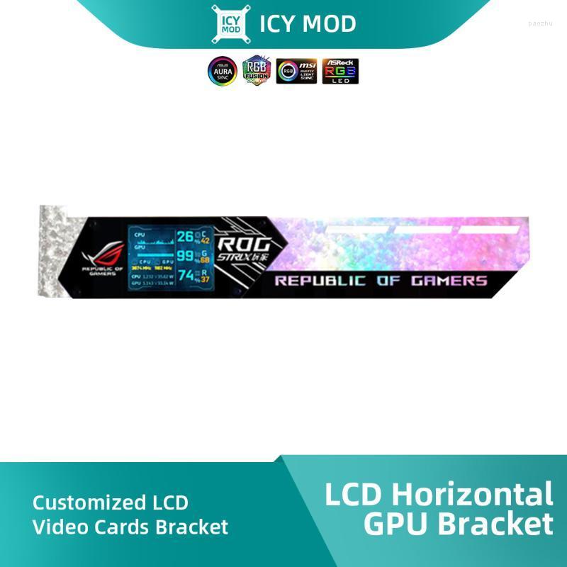 Graphics Cards Customizable LCD GPU Bracket RGB VGA Support Display Temperature Detection ROG Horizontal Video Card Holder 5V/12V AURA SYNC
Graphics Cards Customizable LCD GPU Bracket RGB VGA Support Display Temperature Detection ROG Horizontal Video Card Holder 5V/12V AURA SYNC