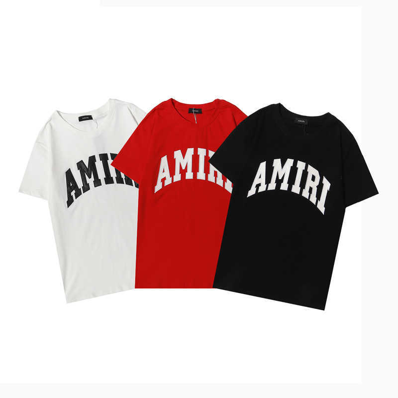 New Amirs stereo leather letters ins casual hip hop high street short sleeve T-shirt for men, White
New Amirs stereo leather letters ins casual hip hop high street short sleeve T-shirt for men, White